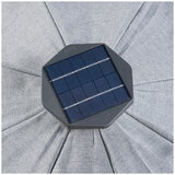 SunVilla Gray LED Market Umbrella 3M (2)