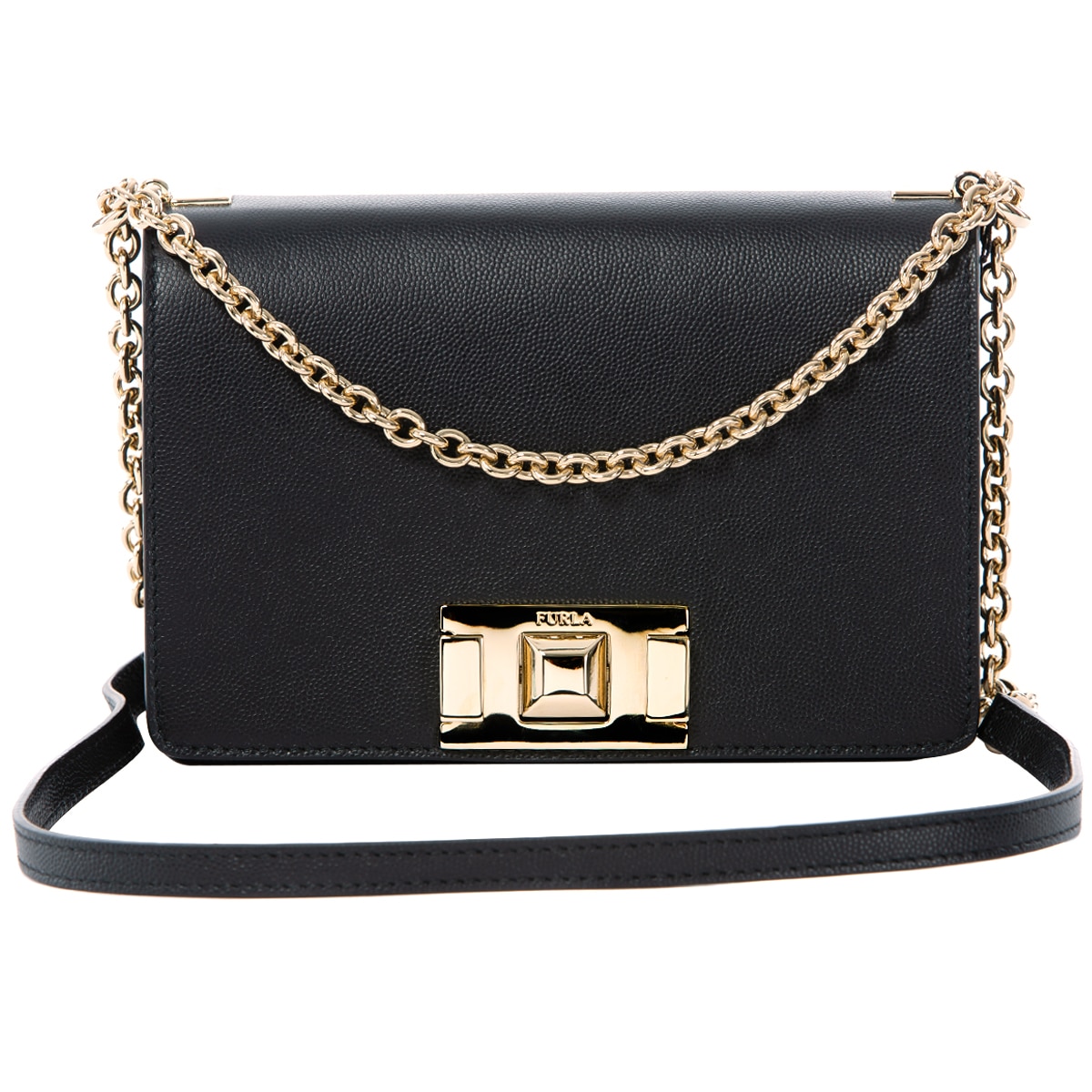 Furla Mimi Mini Crossbody Handbag, Onyx | Costco Australia