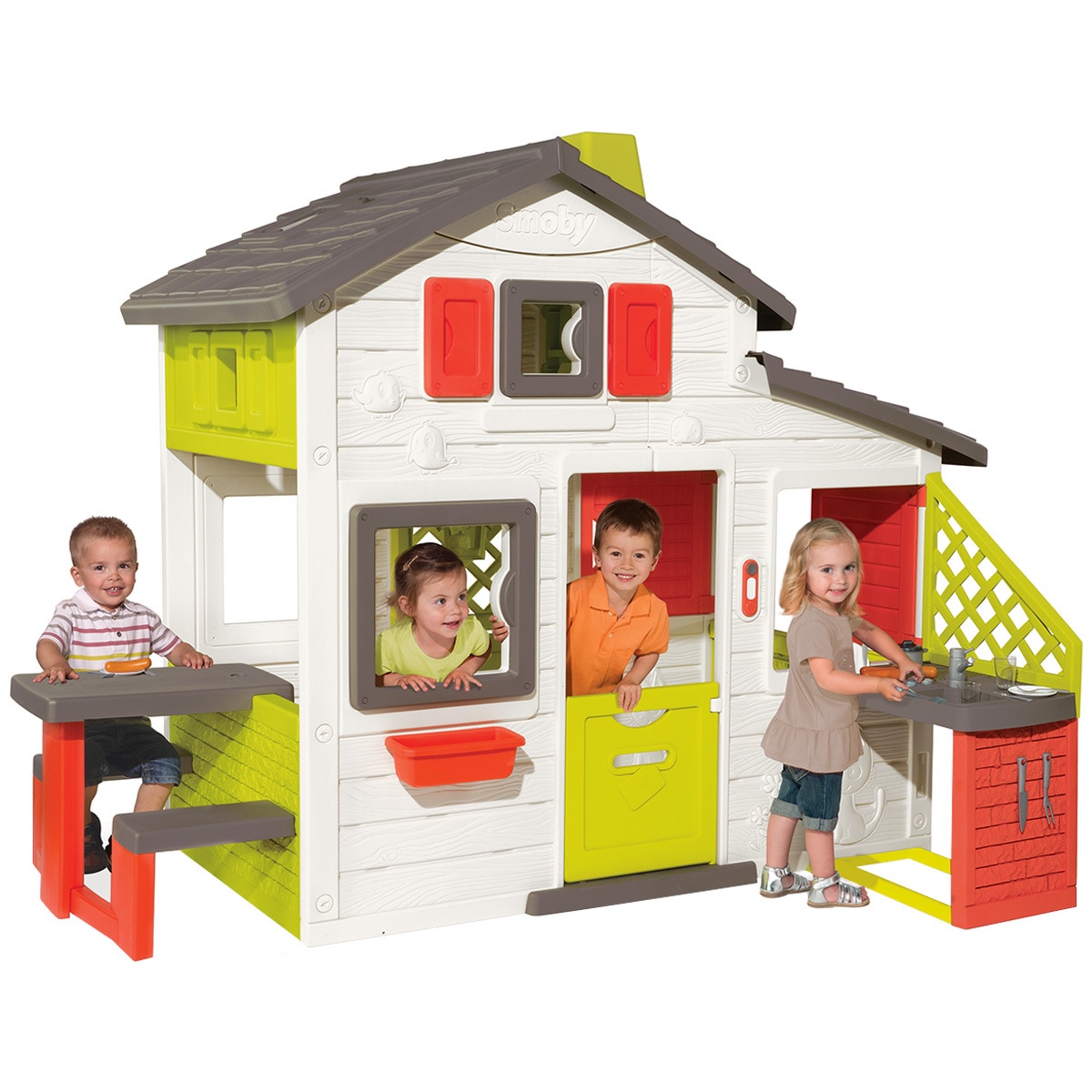 Smoby Friends House Playhouse and Kitchen Set Costco Australia