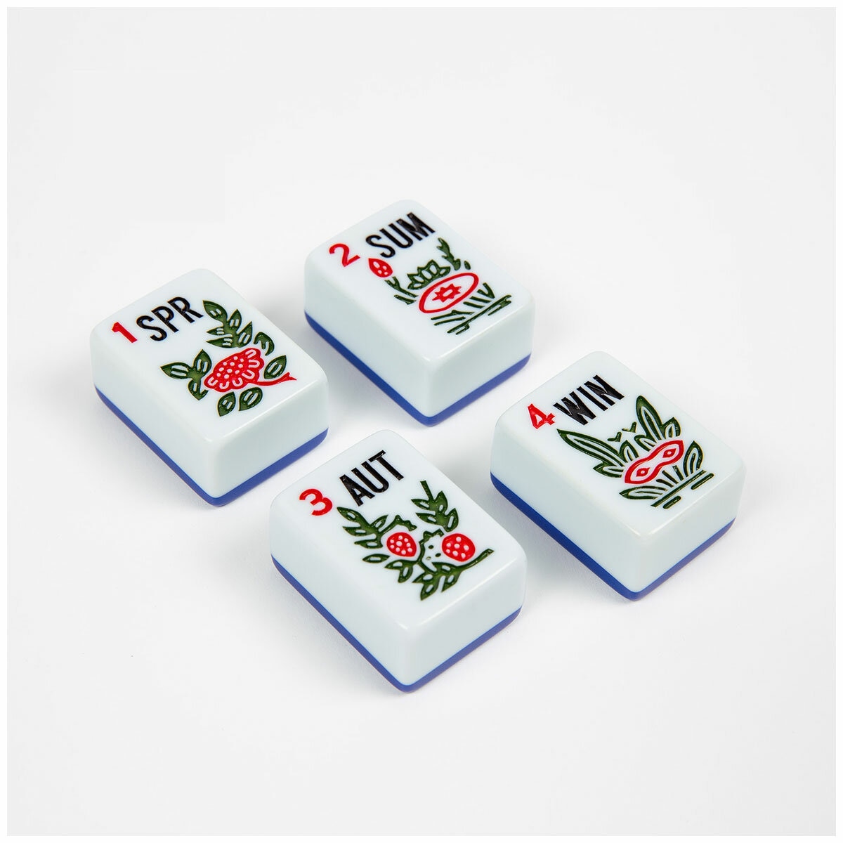 Mahjong Game With Canvas Tote
