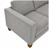 Thomasville Fabric Sofa With Ottoman Thomasville Fabric Sofa With Ottoman