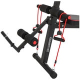 Powertrain Adjustable FID Home Gym Bench with Preacher Curl Pad