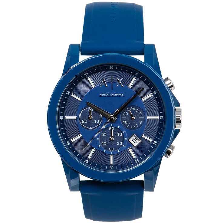 Blue Chronograph Quartz Watch AX1327 