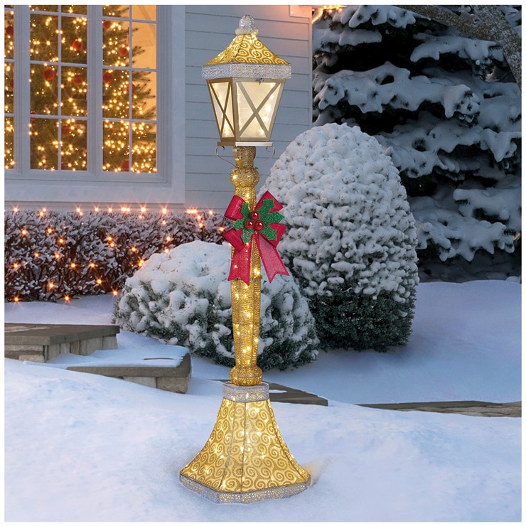 Lamp Post Christmas Decorations Costco ~ Christmas Lamp Post | Bodaswasuas