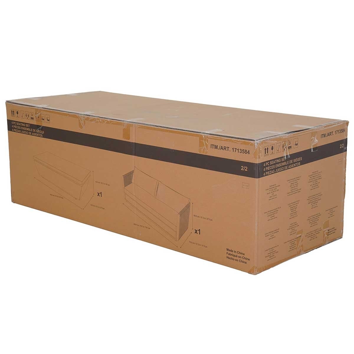 Grand Leisure Vega 4 Piece Deep Seating Set