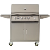 Urban Islands  304 Stainless Steel 30" 4 Burner Grill Cart LP
