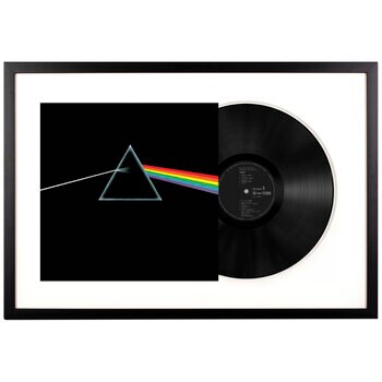 Framed Pink Floyd The Dark Side Of The Moon Vinyl Album Art