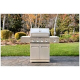 KitchenAid 4-Burner Stainless Steel Gas Grill with Searing Side Burner