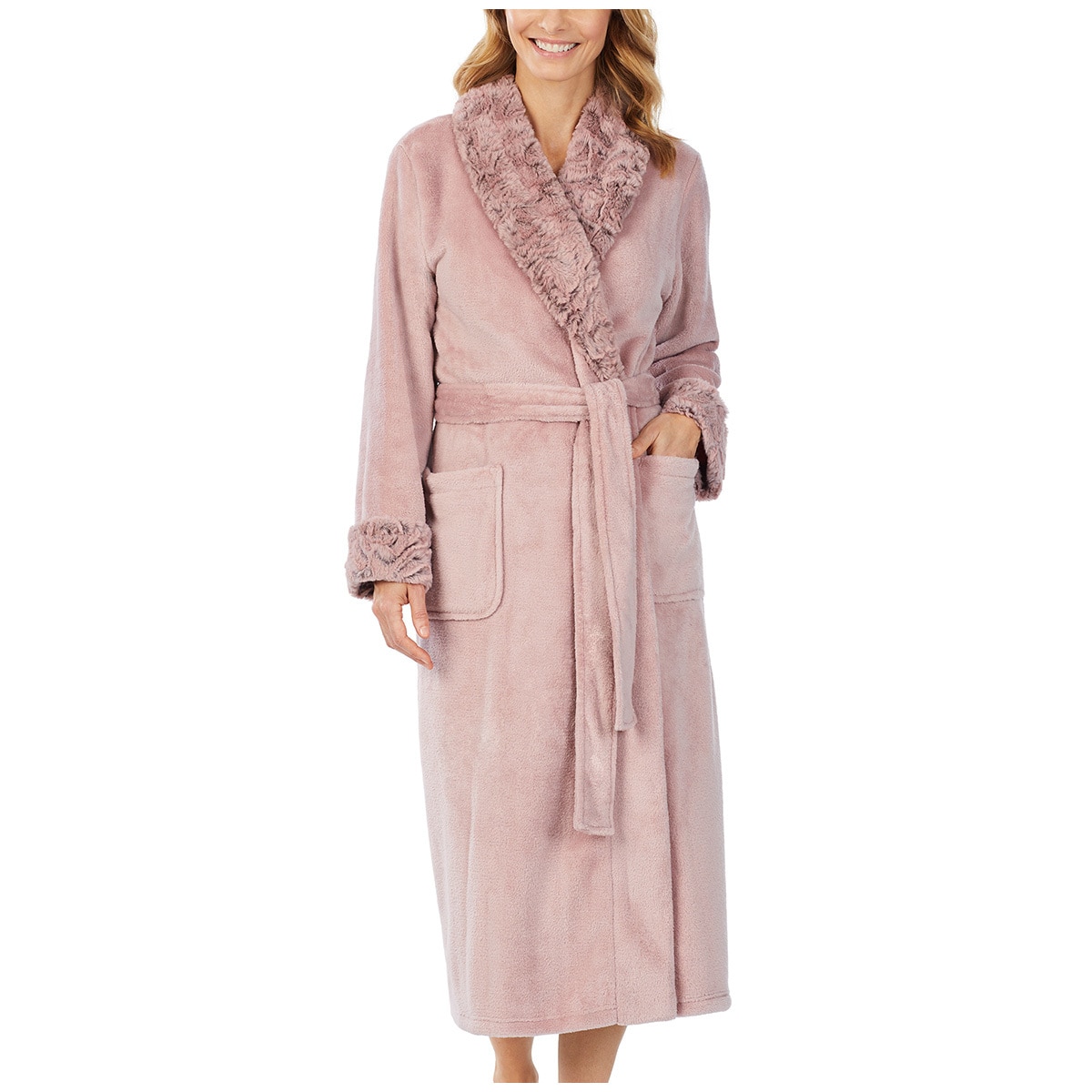 Carole Hochman Women's Plush Robe - Pink