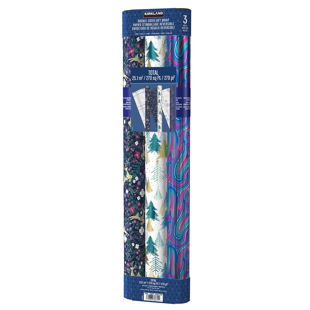 Kirkland Signature Opulant Gift Wrap 3 Pack Kirkland Signature Opulant Gift Wrap 3 Pack