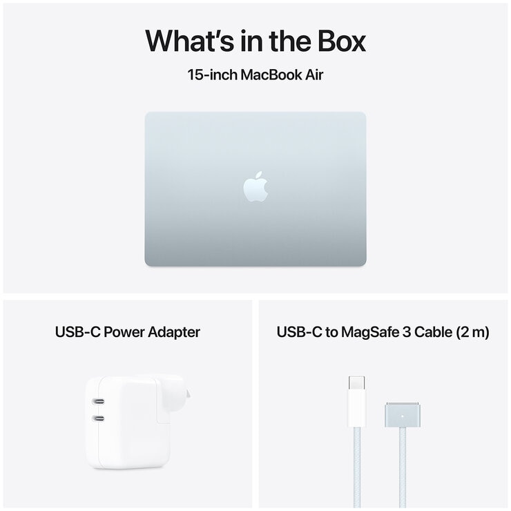 Inch MacBook Air: Apple M4 Chip With 10 Core CPU And 10 Core GPU, 16GB, 256GB SSD Sky Blue