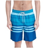 Kirkland Signature Swim Short - Teal Sripe