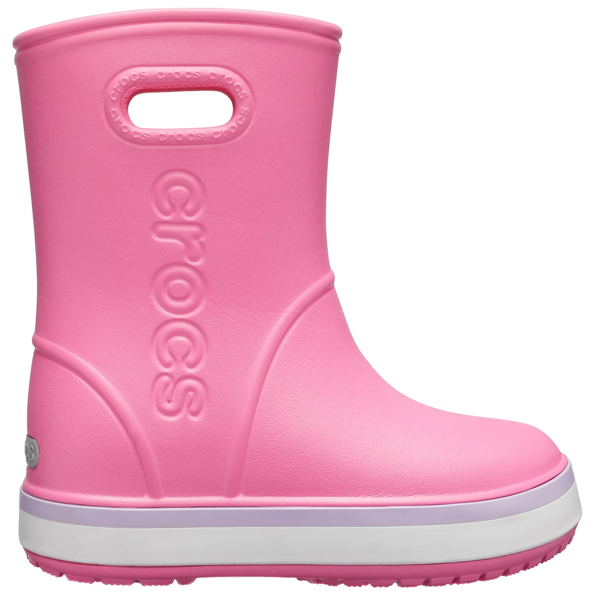 Crocs Kids Rain Boot - Pink Lemonade/Lavender
