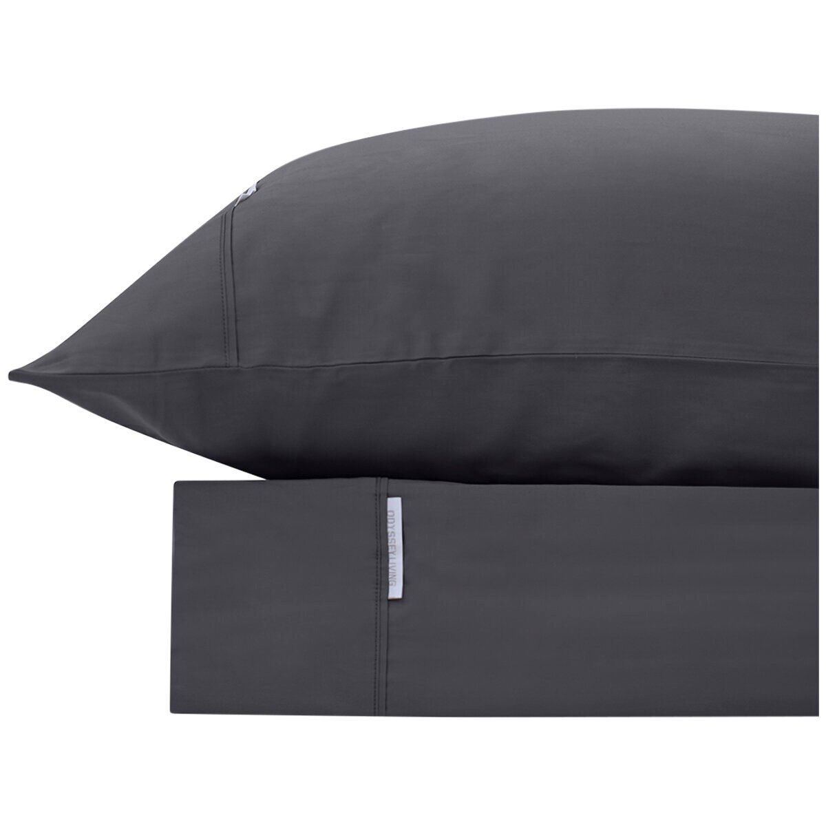 Odyssey Living 400TC Bamboo 4 Piece Sheet Set Queen Charcoal