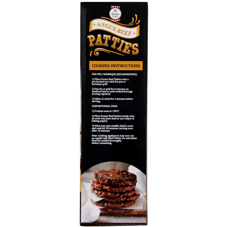 Petite Cuisine Angus Beef Patties 1.5kg Costco Australia