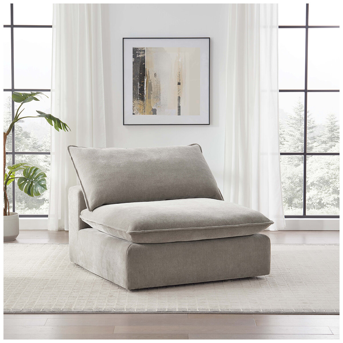 Aiden & Ivy Armless Chair Of The Sereen Sectional