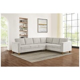 Thomasville Fabric Sectional With Extended Seating
