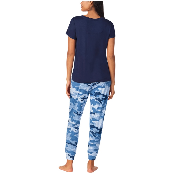 Jane and Bleecker 2 Piece PJ Jogger Set Navy Costco Australia