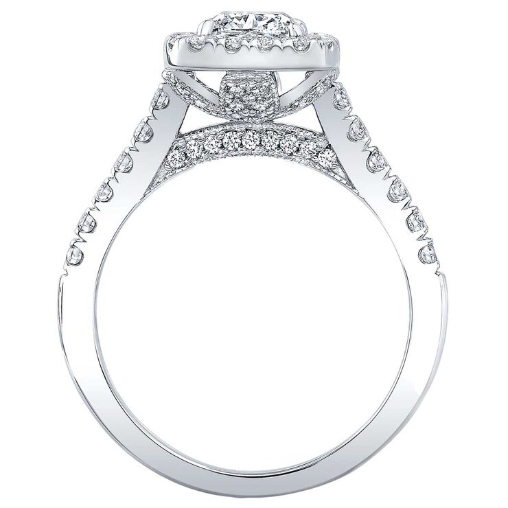 18kt White Gold 2.0ctw Diamond Bridal Set with 1.0ctw Centre Stone