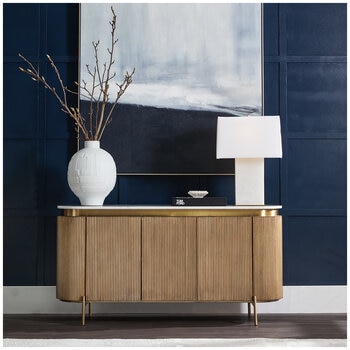 CAFE LIGHTING & LIVING Demarco Buffet Antique Gold