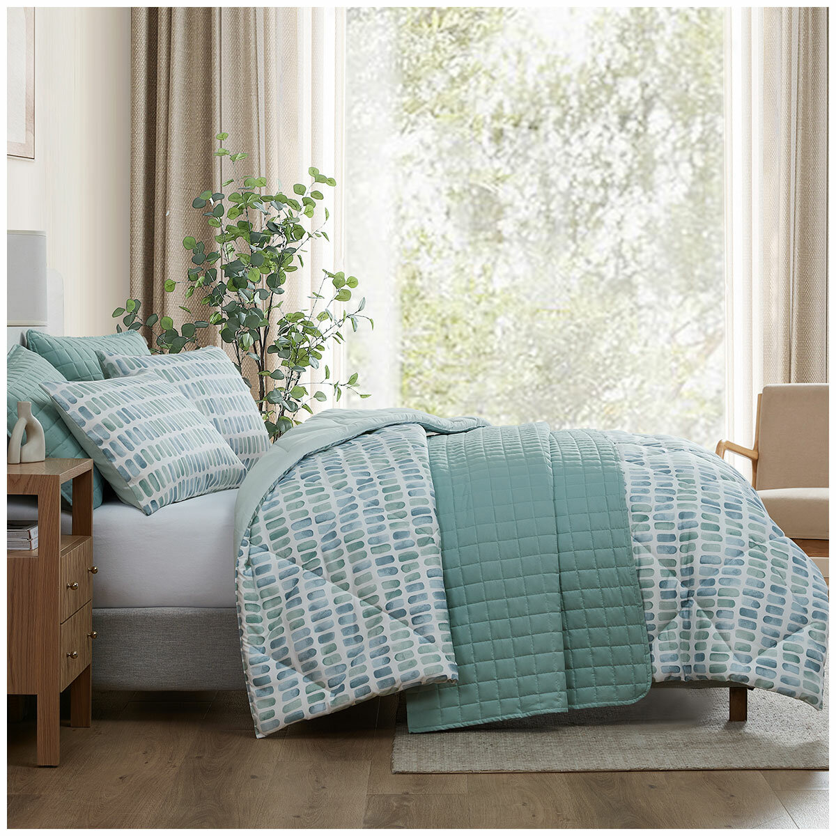 Jennifer Adams Comforter Set King 6 Piece Set