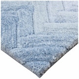 Riviera Homes Chevron Bath Mat 2 Pack New Blue