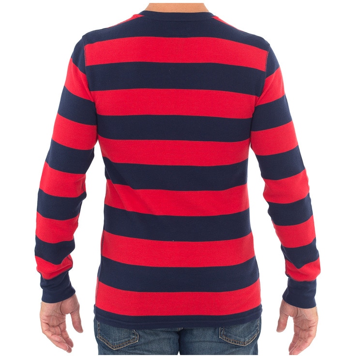 Ralph Lauren Long Sleeve Polo - Red Stripe