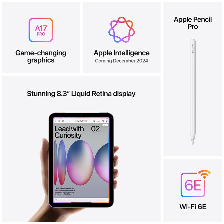 iPad mini Wi-Fi 256GB Starlight