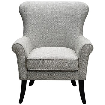Moran Alberta Plush Fabric Chair - Abbas Ink