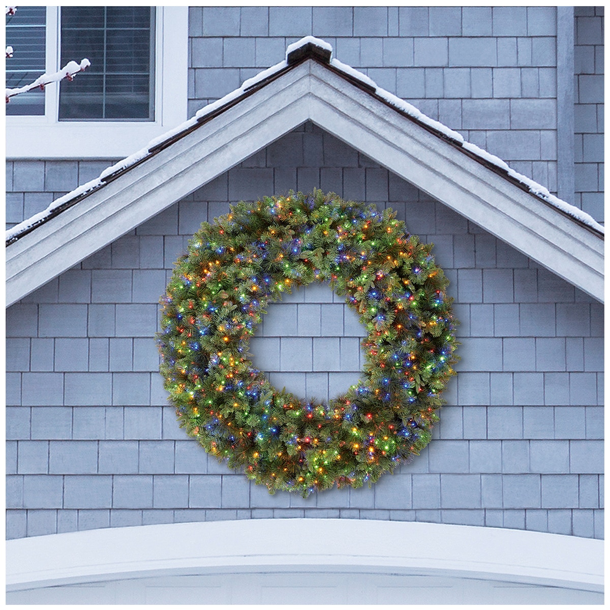 Micro LED Christmas Wreath 152.4cm Costco Australia