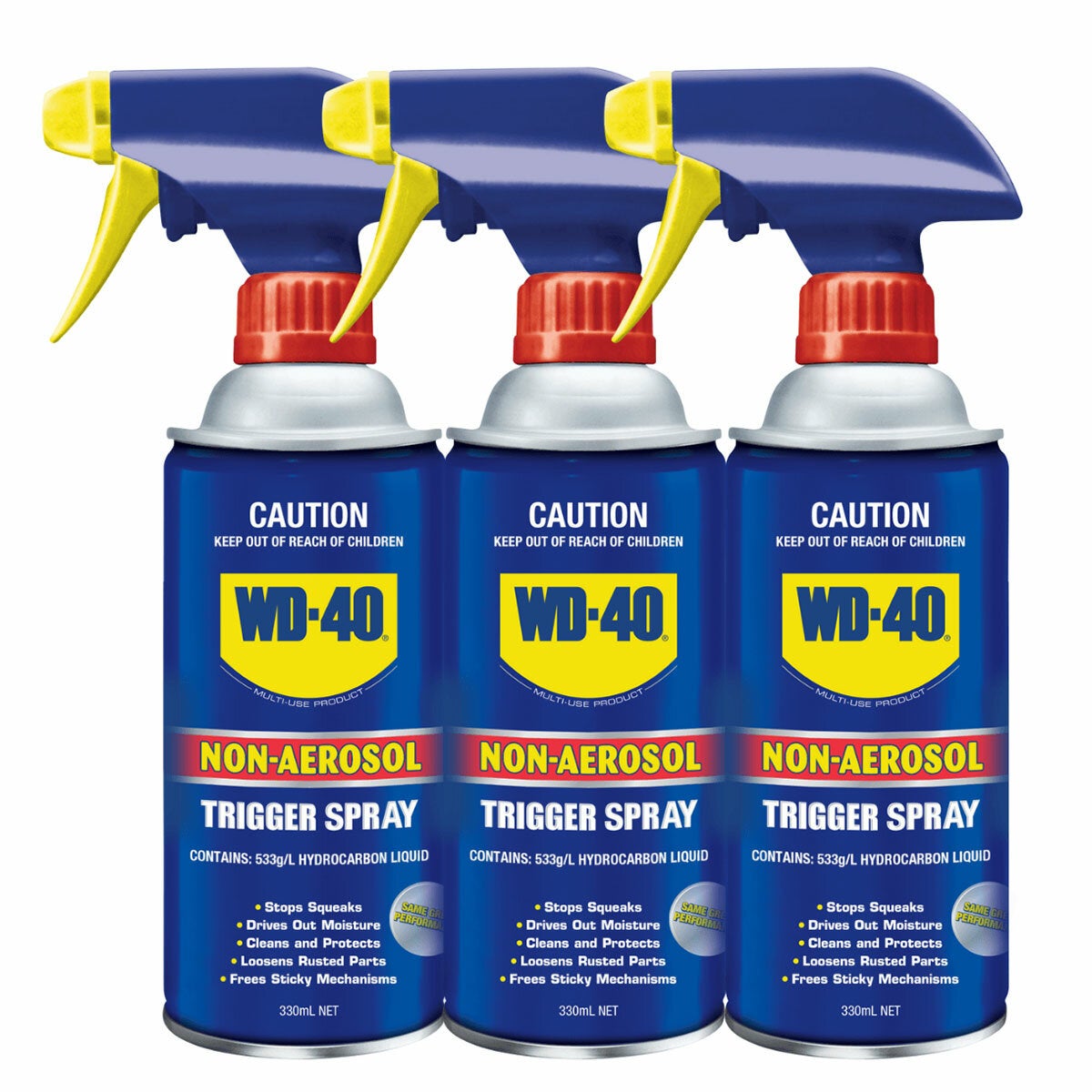 WD-40 Multi-Use Purpose Non-aerosol Trigger 330mL Triple Pack