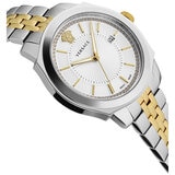 Versace Mens Icon Classic Two Tone Medusa Watch VEV900419
