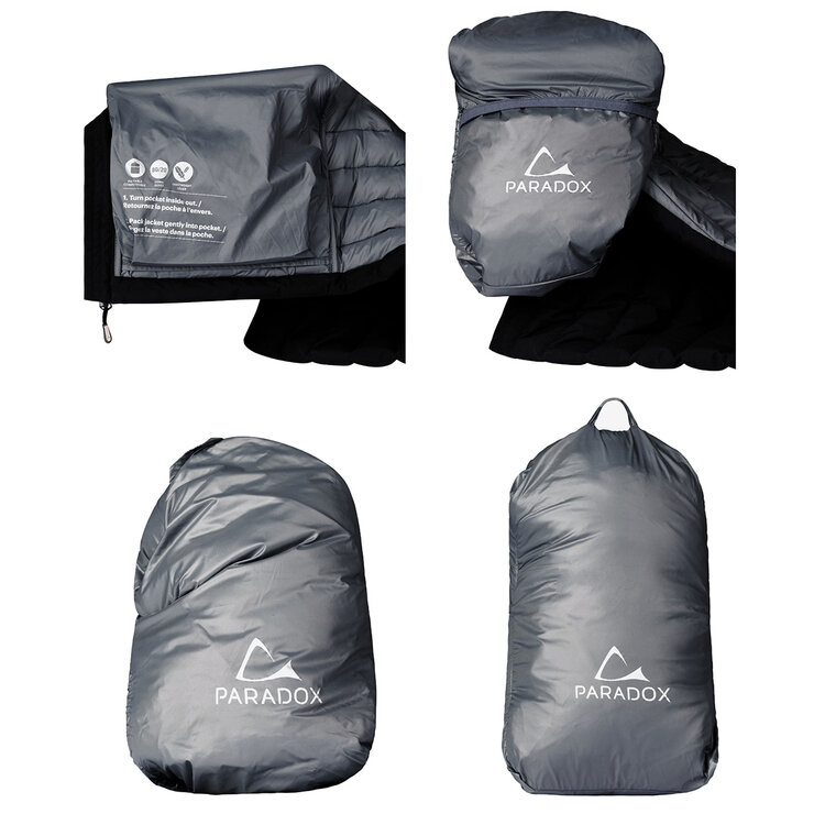 Paradox Women's Down Puffer Jacket Black