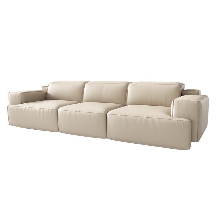 Valencia Valentina Leather Reclining Lounge 3 Seater Beige Color Valencia Valentina Leather Reclining Lounge 3 Seater Beige Color