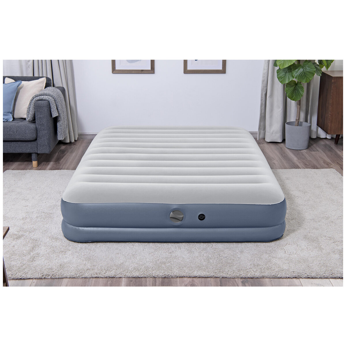 Bestway Tritech Air Mattress Queen Built-in Rechargeable Pump