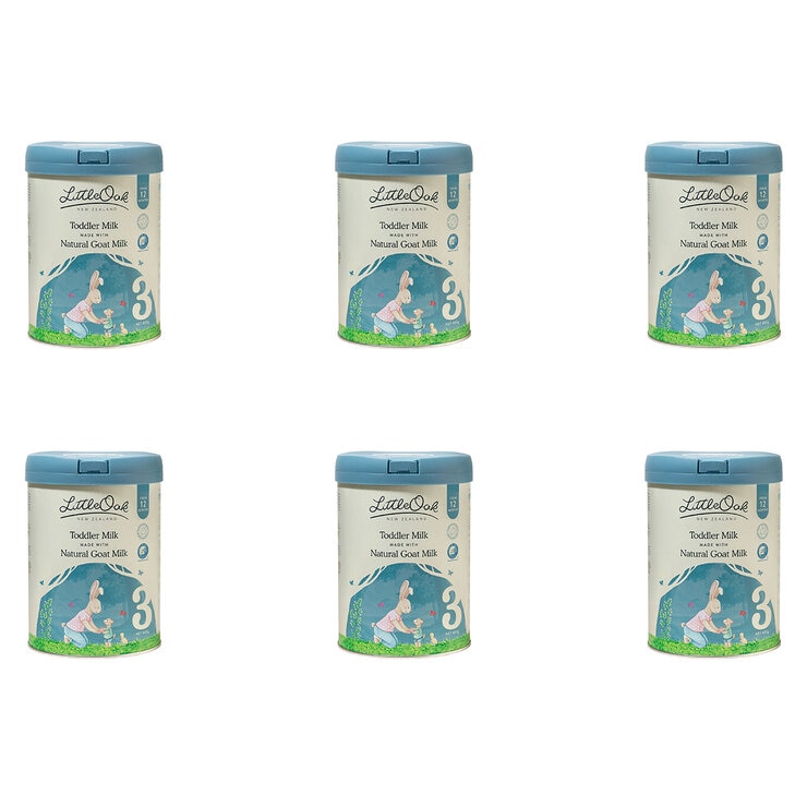 LittleOak Natural Goat Milk Toddler Milk with Olive Oil Stage 3 6 x 800g LittleOak Natural Goat Milk Toddler Milk with Olive Oil Stage 3 6 x 800g