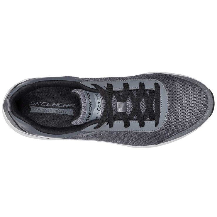 Skechers Mens Arch Comfort Shoe Grey