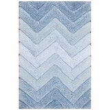Riviera Homes Chevron Bath Mat 2 Pack New Blue