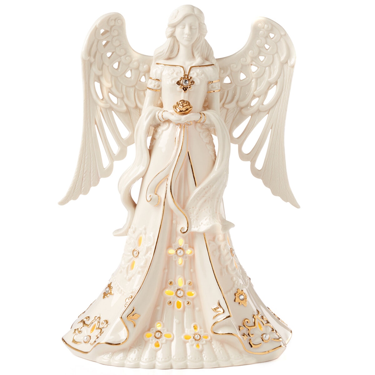 Lenox Florentine & Pearl Lit Figurine