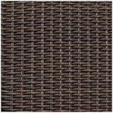 Agio 4 piece Woven Bench Dining Set