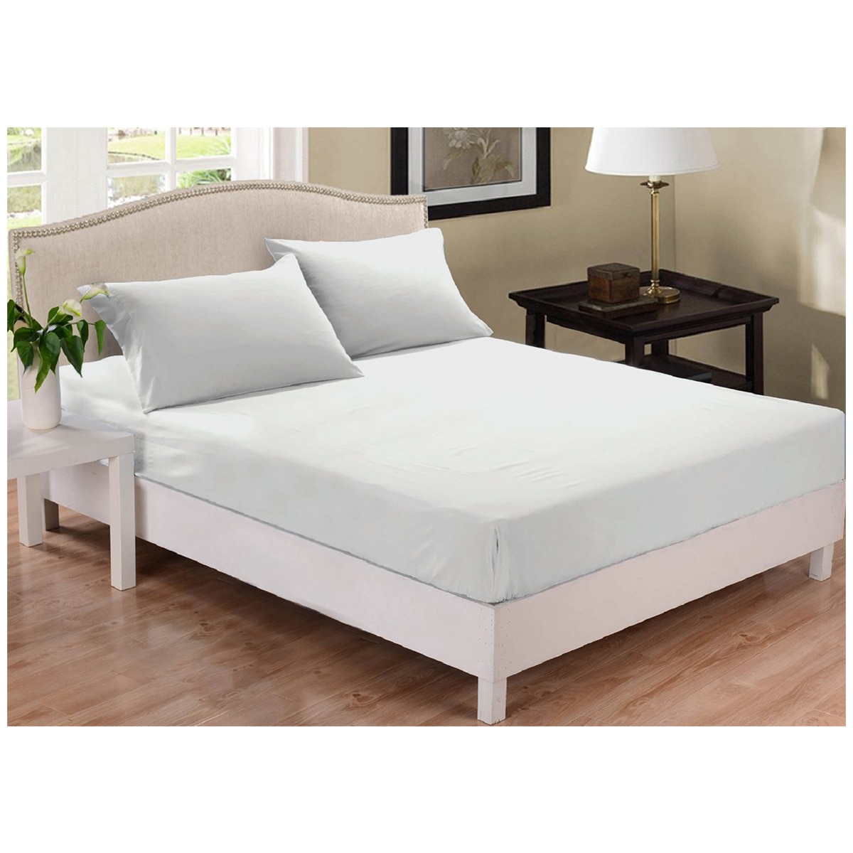 Bdirect Park Avenue 1000 Thread count Cotton Blend Combo Sets - Queen White