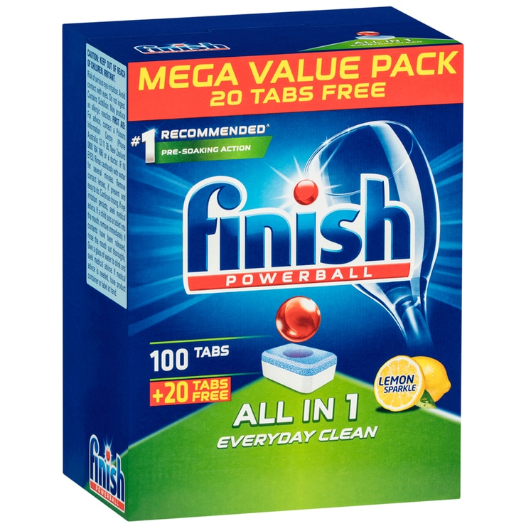 Finish AllIn1 Lemon 120 Pack Costco Australia