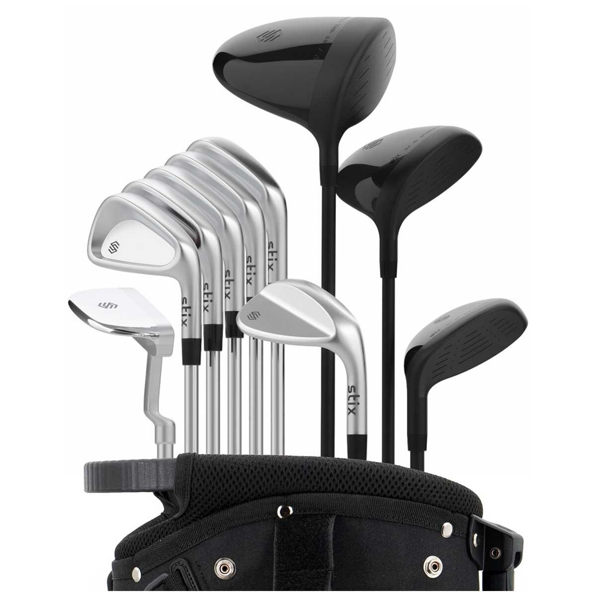 Stix 10 Piece Left Hand Golf Club Set