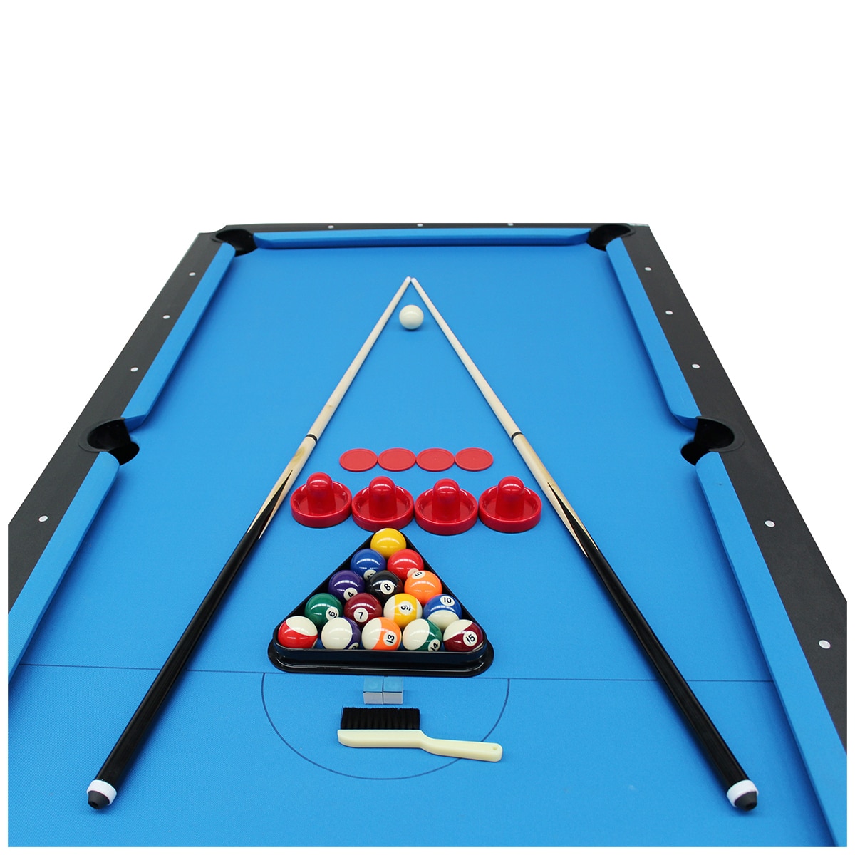 7Ft 2-In-1 Dual Function Pool & Air Hockey Table