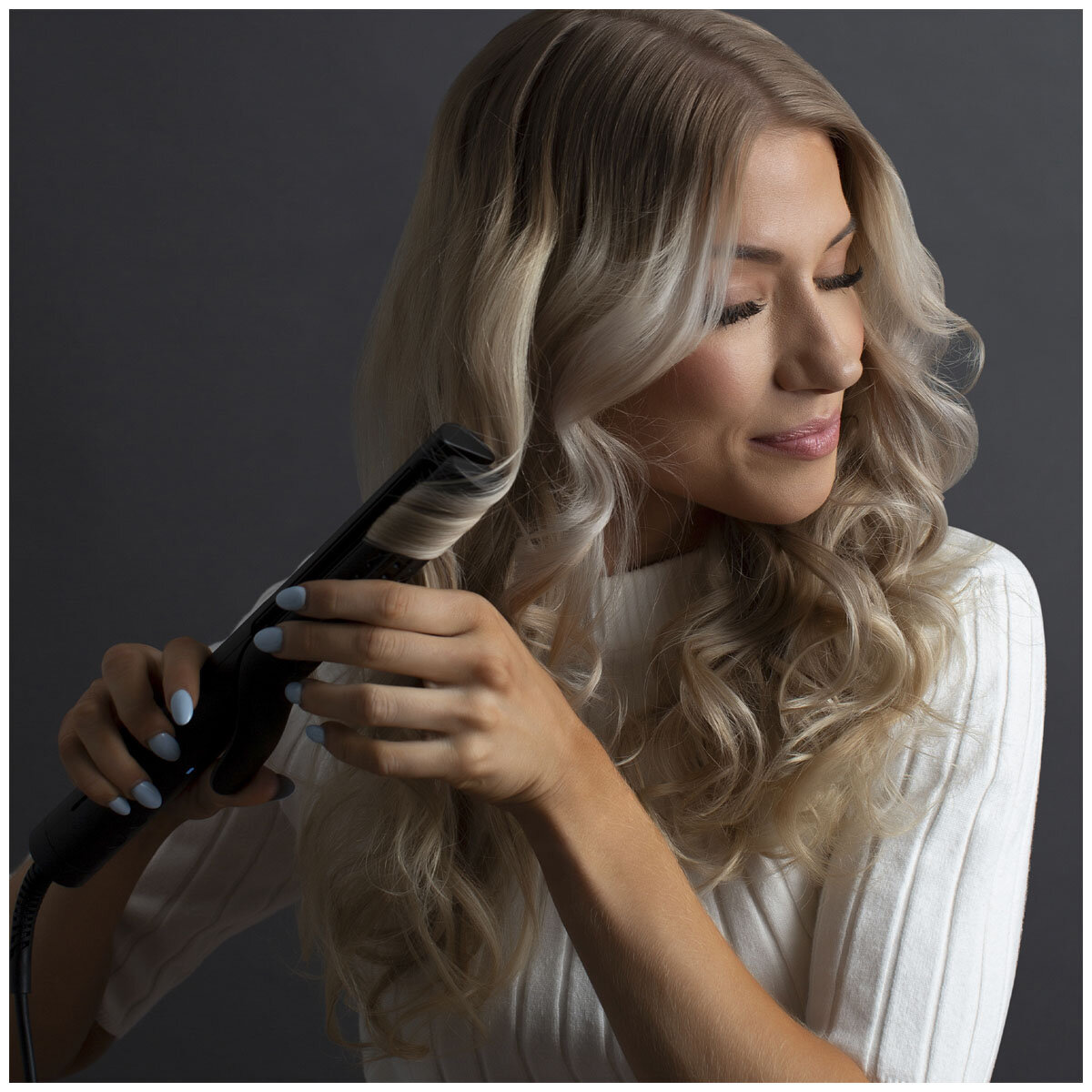 TYMO Airflow 2 in 1 Hair Curler and Straightener Black HC506