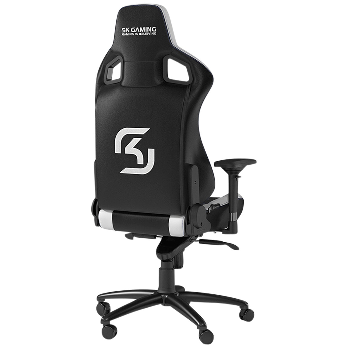 NobleChairs Epic Series SK Gaming Chair Black Blue White
