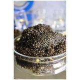 Black Pearl White Sturgeon Caviar Traditional Tin 500 gram