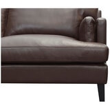 Moran Oregon 3 Seater Sterling Cocoa Leather