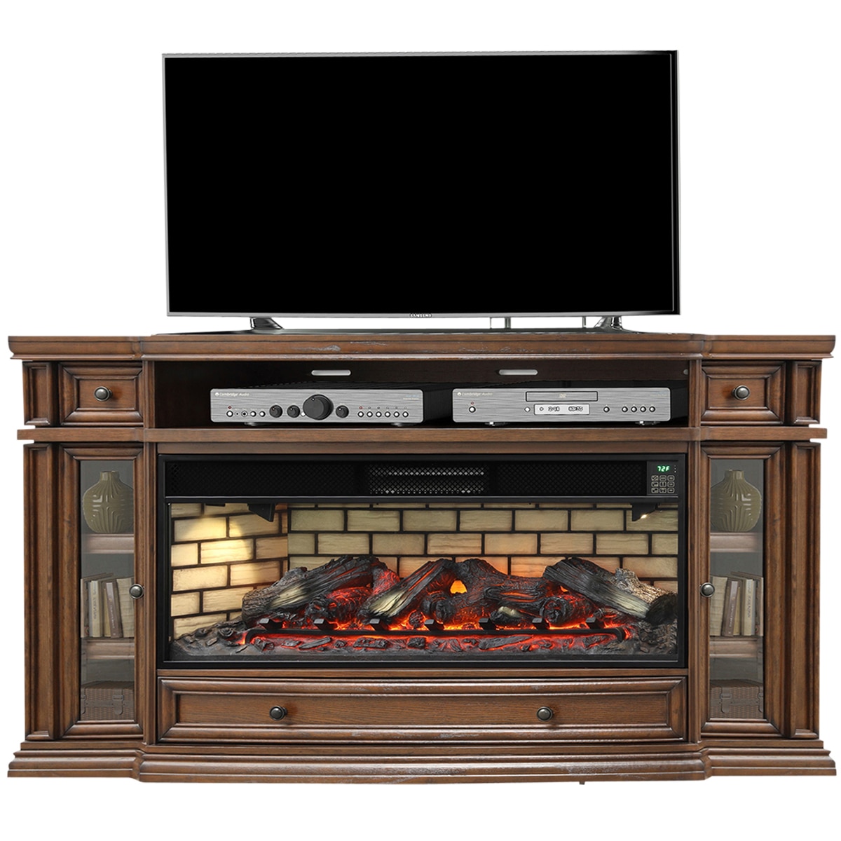 Well Universal Klamath 75" Fireplace Mantle