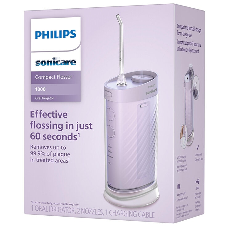 Philips Sonicare Compact Flosser 1000 Purple
